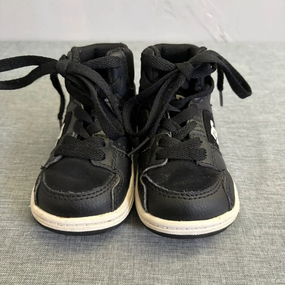 DC Shoes Sneakers Toddler 5 Black Pure High-Top‎ Leather Skate Shoes